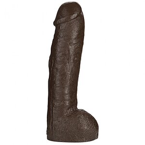 Dildo Maxi Realistic Hung Negru pe Vibreaza.ro