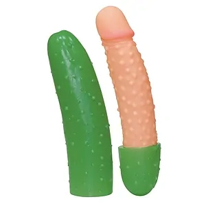 Dildo Penis Castravete Verde pe Vibreaza.ro