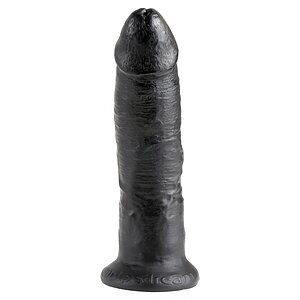 Dildo Realistic King Pipedream 22.9cm Negru pe Vibreaza.ro