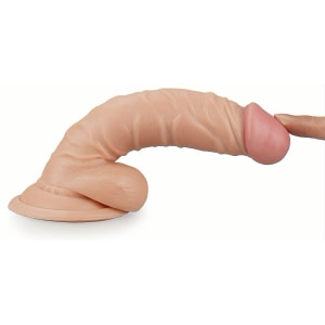 Dildo Realistic Real Extreme cu Ventuză și Testicule