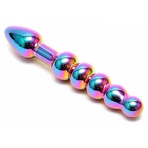 Dildo Sensual Glass Laila Multicolor pe Vibreaza.ro