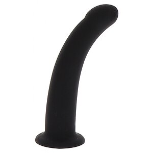Dildo Strap-On Dong Large Negru pe Vibreaza.ro
