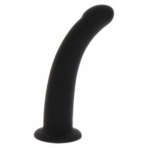 Dildo Strap-On Dong Medium 14cm Negru pe Vibreaza.ro