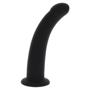 Dildo Strap-On Dong Medium 14cm Negru pe Vibreaza.ro