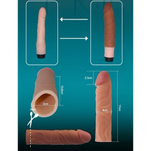 Manșon Prelungitor Pleasure X-Tender pentru Penis Mai Mare