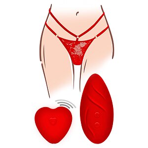Divine Panty Vibe Roșu pe Vibreaza.ro