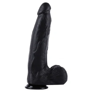 Dong XXL 32 cm Negru – Dildo Realist PVC cu Bază Largă Dong XXL 32 cm Negru – Dildo Realist PVC cu Bază Largă pe Vibreaza.ro