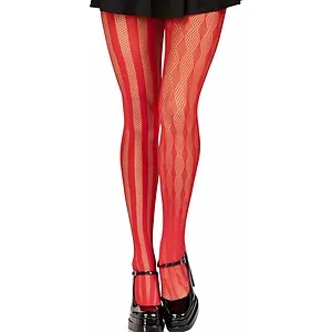 Dresuri Leg Avenue Harlequin Roșu Dresuri Leg Avenue Harlequin Roșu pe Vibreaza.ro