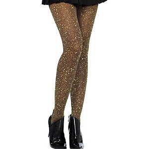 Dresuri Leg Avenue Lurex Tights Negru pe Vibreaza.ro