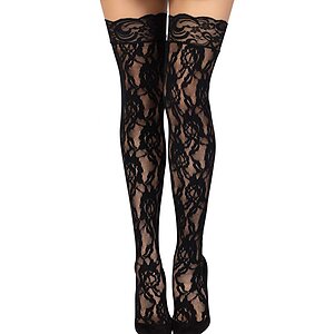 Dresuri Leg Avenue Rose Lace Negru pe Vibreaza.ro