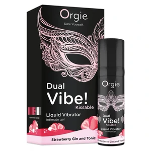 Dual Vibe Gel Vibrant Căpșuni Gin Tonic pe Vibreaza.ro