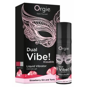 Dual Vibe Gel Vibrant Căpșuni Gin Tonic pe Vibreaza.ro