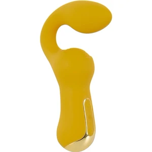Dublu Vibrator curbat – 2 Motoare, 10 Moduri, Reîncărcabil Galben Dublu Vibrator curbat – 2 Motoare, 10 Moduri, Reîncărcabil Galben pe Vibreaza.ro