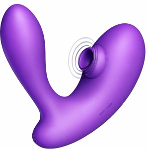 DuoVibe I Vibrator Air Punctul G Mov 9+9 Moduri, Reîncărcabil pe Vibreaza.ro