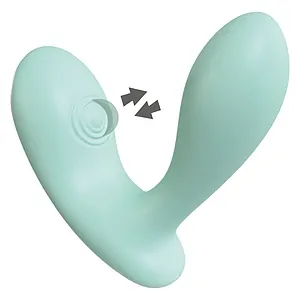 DuoVibe II – Vibrator punct G cu Tapping, 9 Moduri, Reîncărcabil Mint DuoVibe II – Vibrator punct G cu Tapping, 9 Moduri, Reîncărcabil Mint pe Vibreaza.ro