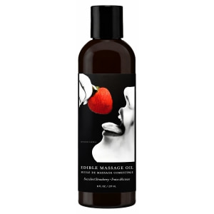 Edible Massage Oil-Strawberry pe Vibreaza.ro