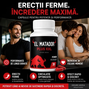 Pastile Potență El Matador Plus XXL 30 buc