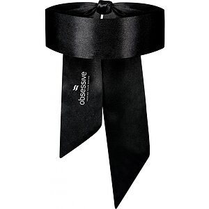 Eșarfă Erotică Obsessive pentru Legat la Ochi Negru