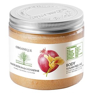 Exfoliant corp nasturel si rodie, Organique, pe Vibreaza.ro