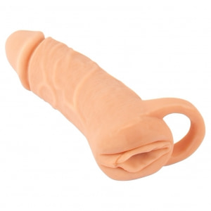 Extensie 2în1 Nature Skin MEDIUM +3 cm, TPE pe Vibreaza.ro