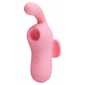 Finger Magic Fairy Suctor Clitoral Purtabil 10+10 Moduri Roz pe Vibreaza.ro