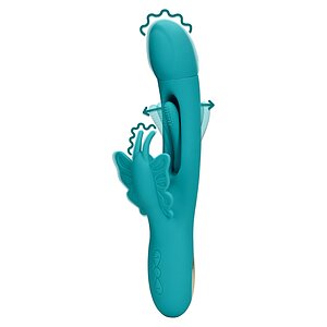Vibrator Fluture G 3 Motoare Peste 10 Moduri Reîncărcabil Albastru pe Vibreaza.ro