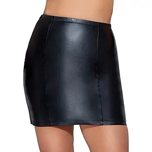 Fustă Din Piele Zado Bondage Negru pe Vibreaza.ro