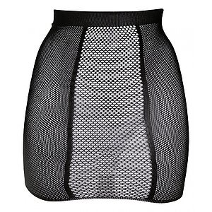 Fusta Le Desir High-Waist Fishnet Negru pe Vibreaza.ro