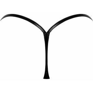 G-String Noir Handmade Tease Negru L-XL