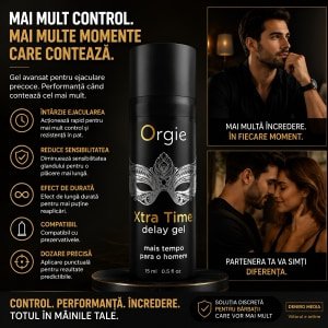 Gel Întârzierea Ejaculării Orgie Xtra Time Delay 15ml