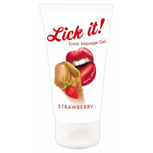 Gel Lick it! Strawberry pe Vibreaza.ro