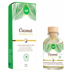 Gel Masaj Vegan Intt Cocos cu Efect încălzire pe Vibreaza.ro