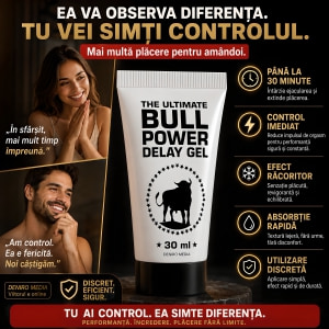 Gel Bull Power Delay pentru Întârzierea Ejaculării 30 ml