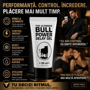 Gel Bull Power Delay pentru Întârzierea Ejaculării 30 ml