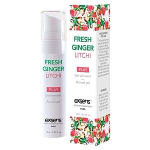 Gel Răcoritor Stimulent Ghimbir Litchi Exsens pe Vibreaza.ro