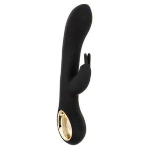 Grip Hot Rabbit Reîncărcabil cu încălzire și 10 Moduri Negru pe Vibreaza.ro