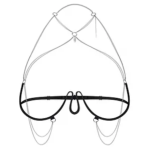 Harness Bra Obsessive Lustique Negru Harness Bra Obsessive Lustique Negru pe Vibreaza.ro