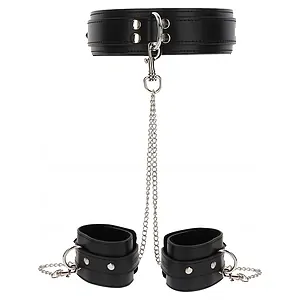 Heavy Collar and Wrist Cuffs Negru pe Vibreaza.ro