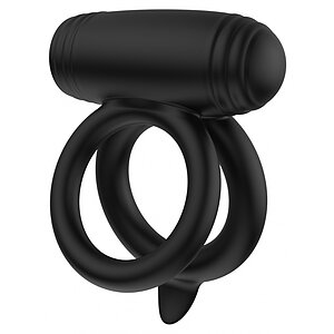 Hidden Desire Elite Power Twin C-Ring - 10 Moduri, IPX7 Negru