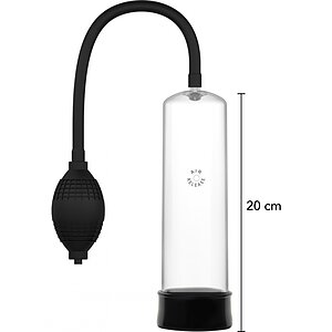 Hidden Desire Rising Star — Pompă Manuală Discretă 18 cm Negru pe Vibreaza.ro