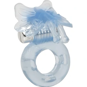 Inel Penis Basic Essentials Butterfly Enhancer Albastru pe Vibreaza.ro
