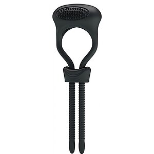 Inel Penis Cu Vibrații Pretty Love Curtis Negru pe Vibreaza.ro