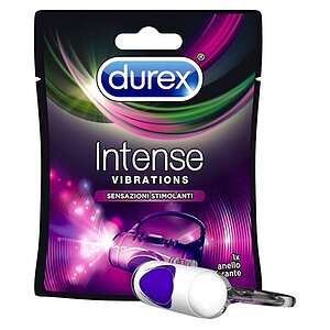 Inel Penis Durex Vibrating Alb pe Vibreaza.ro