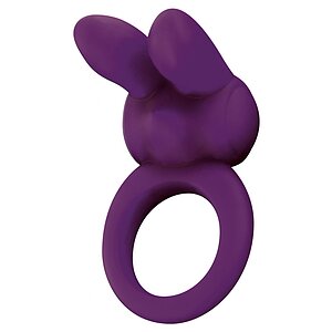 Inel Penis Eos The Rabbit C-Ring Mov pe Vibreaza.ro