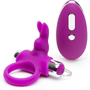 Inel Penis Happy Rabbit Remote Control Roz pe Vibreaza.ro