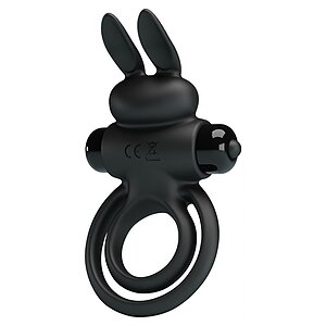 Inel Penis Pretty Love Vibrant 3 Negru pe Vibreaza.ro