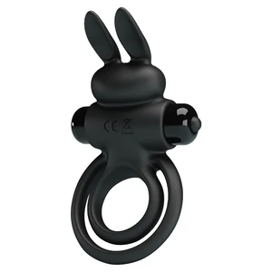 Inel Penis Pretty Love Vibrant 3 Negru pe Vibreaza.ro