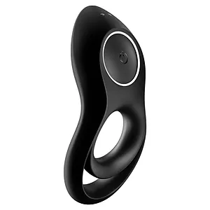 Inel Penis Satisfyer Legendary Duo Negru pe Vibreaza.ro