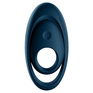 Inel Penis Vibrator Glorious Duo Albastru pe Vibreaza.ro