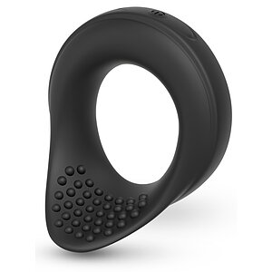 Inel Vibrant Rebel — 10 Moduri, Reîncărcabil, Discret Negru pe Vibreaza.ro